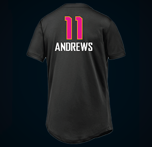 Aliyah Andrews black Blaze replica jersey