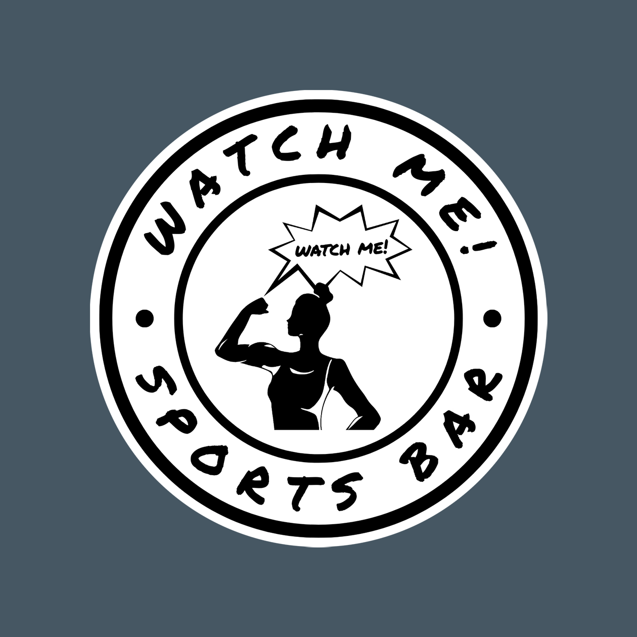 Watch Me! Sports Bar Logo