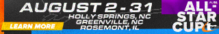 All-Star Cup coming to Holly Springs, NC, Greenville, NC, and Rosemont, IL from August 2 - 31