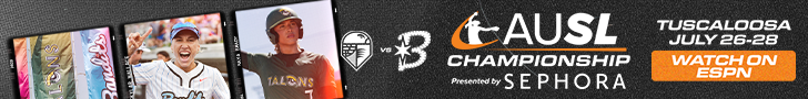 AUSL Championship presented by Sephora. Watch on ESPN on July 26 and 27.