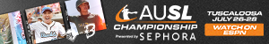 AUSL Championship presented by Sephora. Watch on ESPN on July 26 and 27.