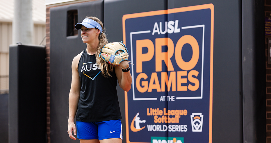 Morgan Zerkle ahead of the 2025 AUSL Pro Games at the LLSWS.