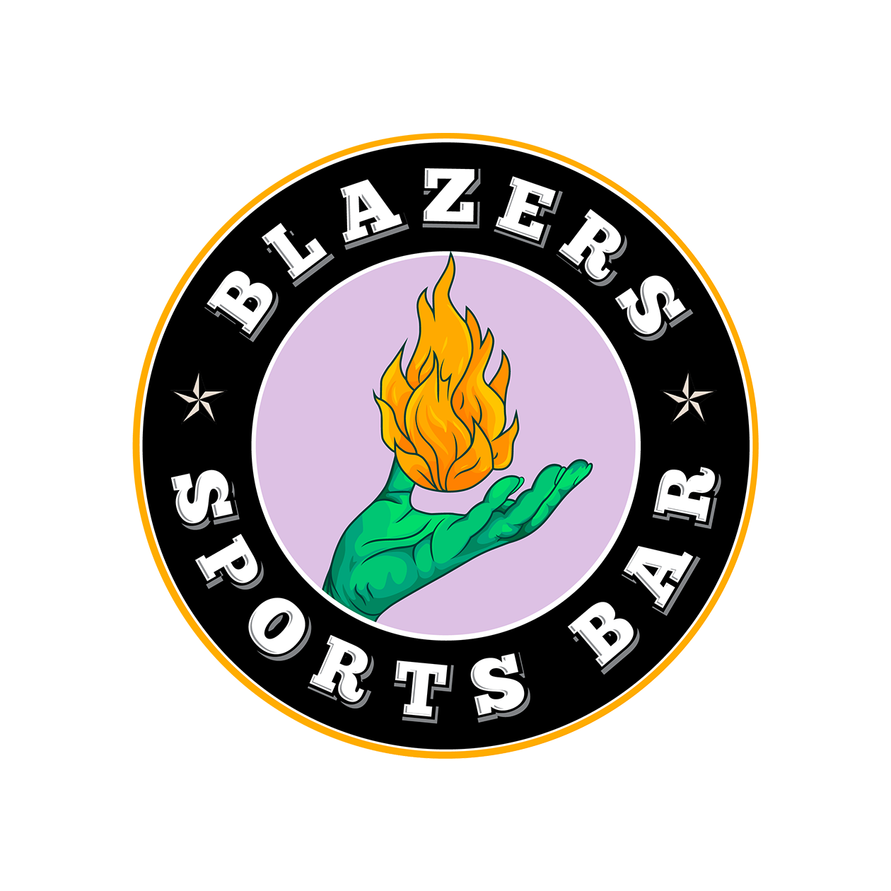 Blazers Sports Bar Logo