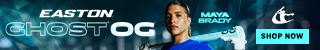 Ghost OG, Maya Brady OKC Spark, Official Bat Supplier, Shop Now