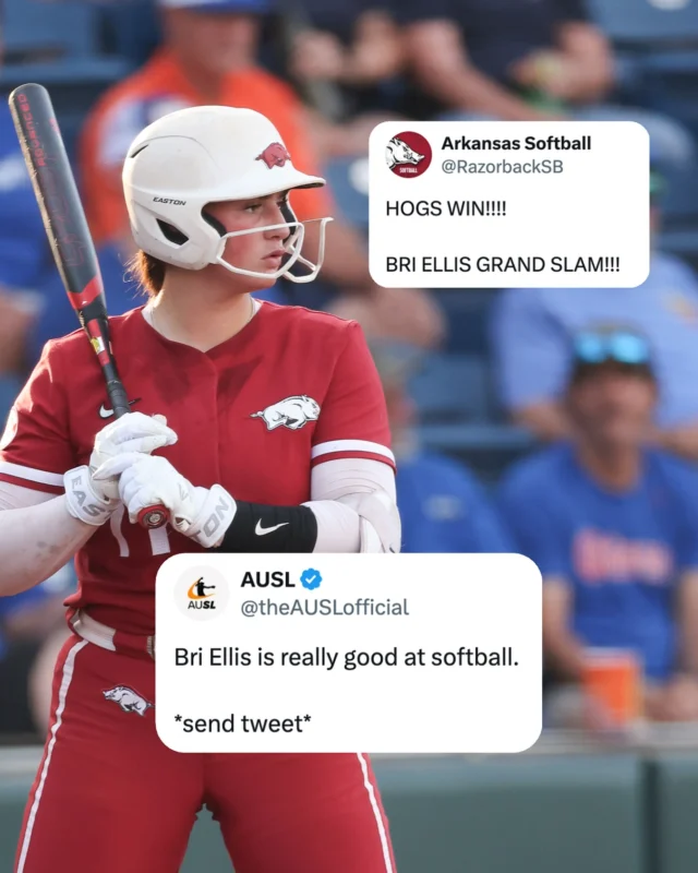 great day to be a Bri Ellis fan, bad day to be that softball