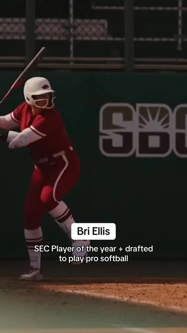 youâve always been famous to us, @bri.ellis 

could we see Bri and @arkrazorbacks take home the @ncaasoftball title? ð