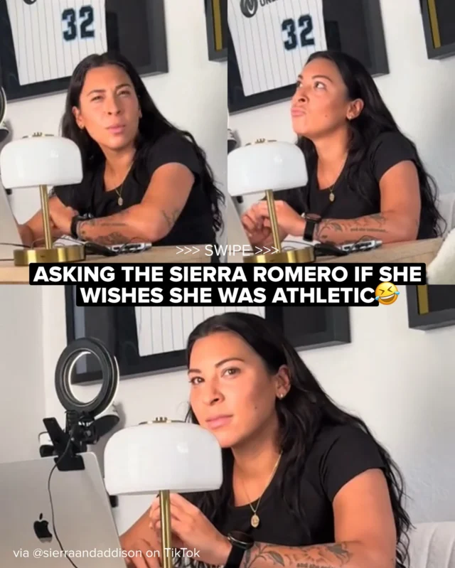câmon now Addison ððð

this had us LAUGHING â the faces, the listing of awards, jerseys in the background itâs all too perfect 

via @sierrajoy32 and @addisonncaldwell