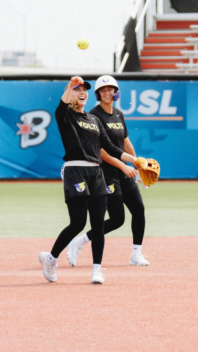 pro softball. june 7. watch on MLB.com and MLB Network. tickets are on our website. merch is on our website. schedule is on our website. 

we love you. k, bye.