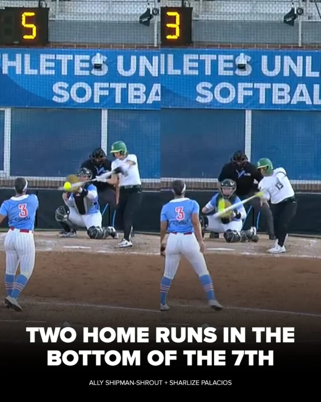 ITS NOT OVER TIL ITS OVER! 

Down 4-1 in the bottom of the 7th, the Talons rallied to come back and walk it off ð¤¯

ðº ESPN2
