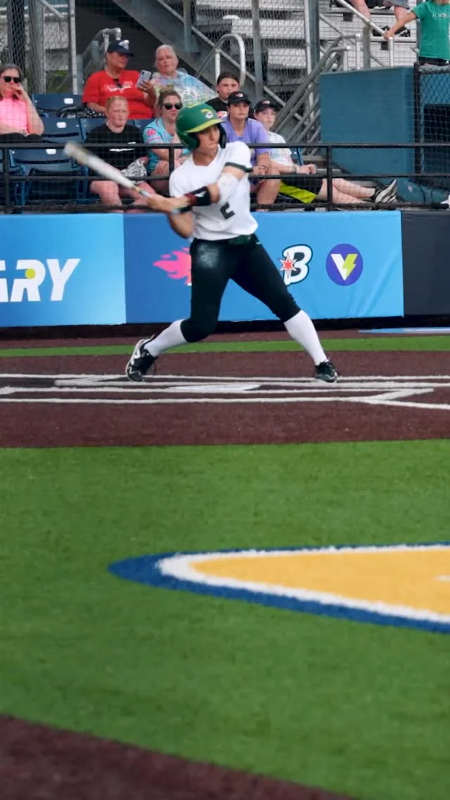 highest scoring game in league history was won by this 2-run shot ð¥ 

@ausl_talons take Game 1 of the double header 14-12!