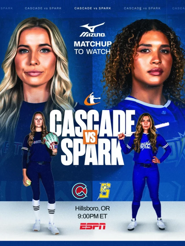 a MUST-SEE matchup between the two newest AUSL teams ðºð¿
âªï¸ Cascade are on a 4-game win streak
âªï¸Maya Brady is leading the league in multiple offensive categories
âªï¸very first home game in Cascade franchise history is a SOLD OUT crowd
âªï¸Sydney Romero, Lyndsey Grein and Amari Harper return to Oregon
presented by @mizunofastpitchusa