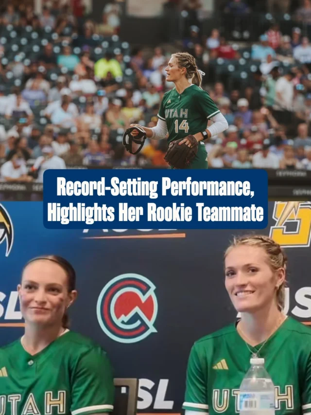 Montana Fouts set a new AUSL single-game strikeout record, but her first priority at the postgame presser was hyping up rookie Kailey Wyckoff for stepping up for the team when it mattered most.
Leader on and off the dirt ð¥¹