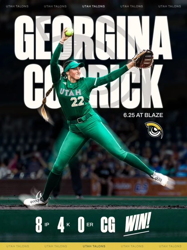Georgina Corrick goes the distance for the Talons tonight ð