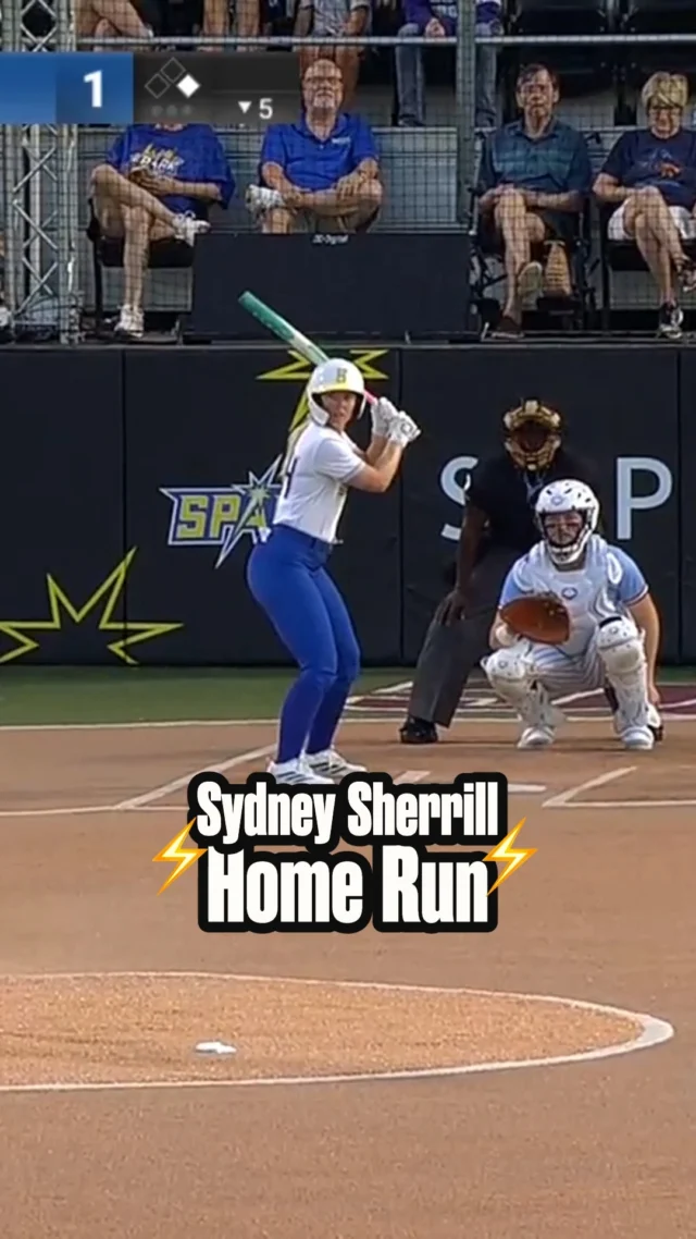 Sydney Sherrill sends it sailing...say that three times fastð