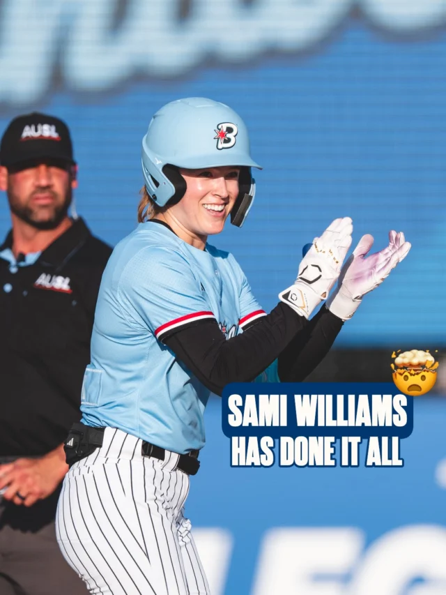 SAMI WILLIAMS ð

she has done it all this year for the Bandits, leading the team with EIGHT multi-RBI games!