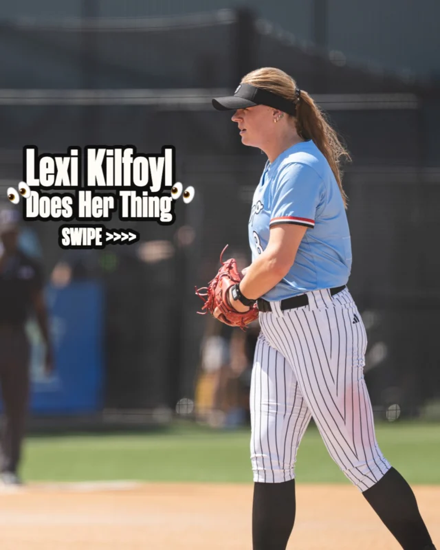 Who ya gonna call? @lexikilfoylâ¼ï¸

Lexi enters the game and turns a double play and gets the strikeout to get the Bandits out of a bases loaded jam in the sixth ð