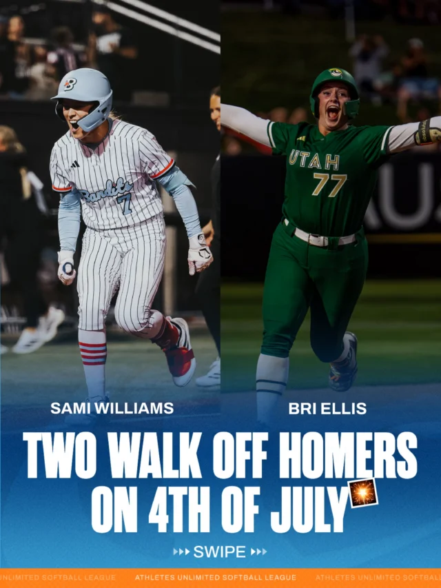 LET FREEDOM SWING ð¥
Sami Williams walks it off for the Bandits ð¤
Bri Ellis walks it off for the Talons ð¦