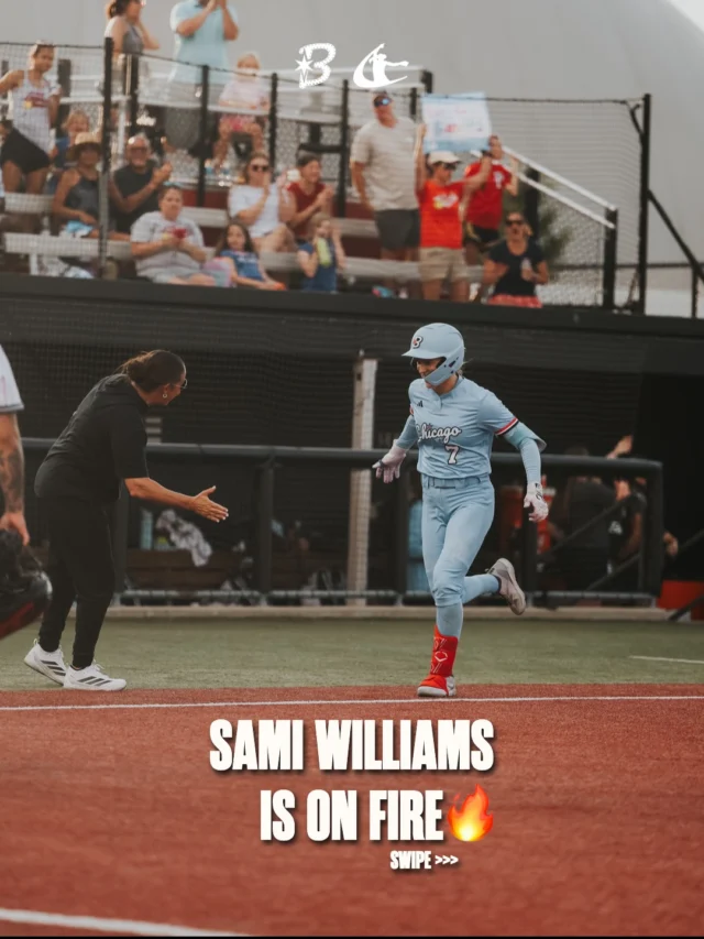 Slammy Williams, ânuff said ð¥ð¥

sheâs got TEN RBIs in 2 games ð³