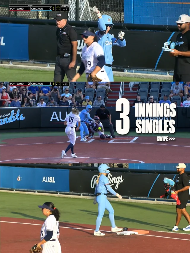 3 innings, 3 singles ð³

Skylar Wallace is on FIRE tonight AND during her 5-game hitting streak.