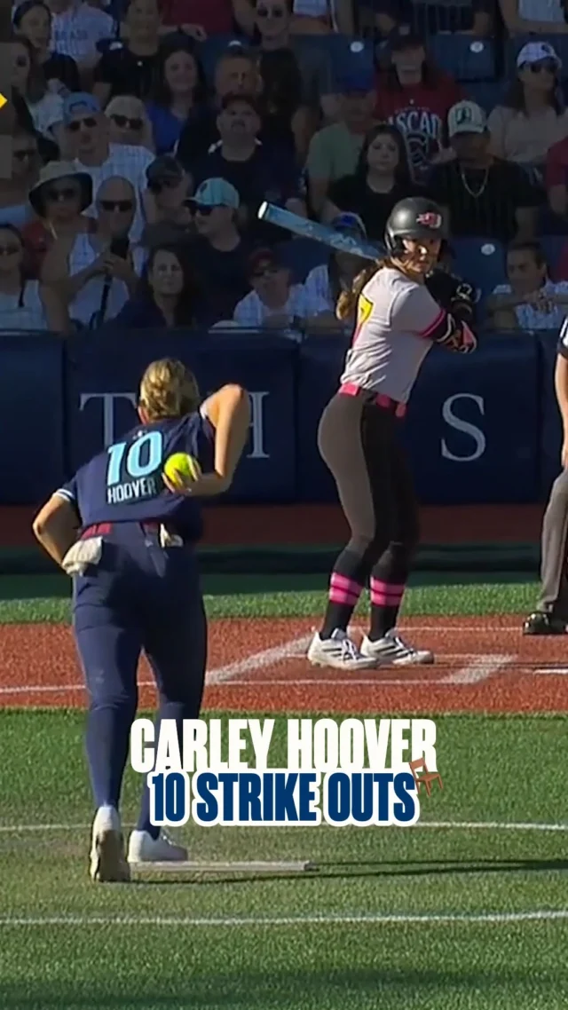 CARLEY IS COOKING ð¥
Hoover has 10 Ks across 7 innings!