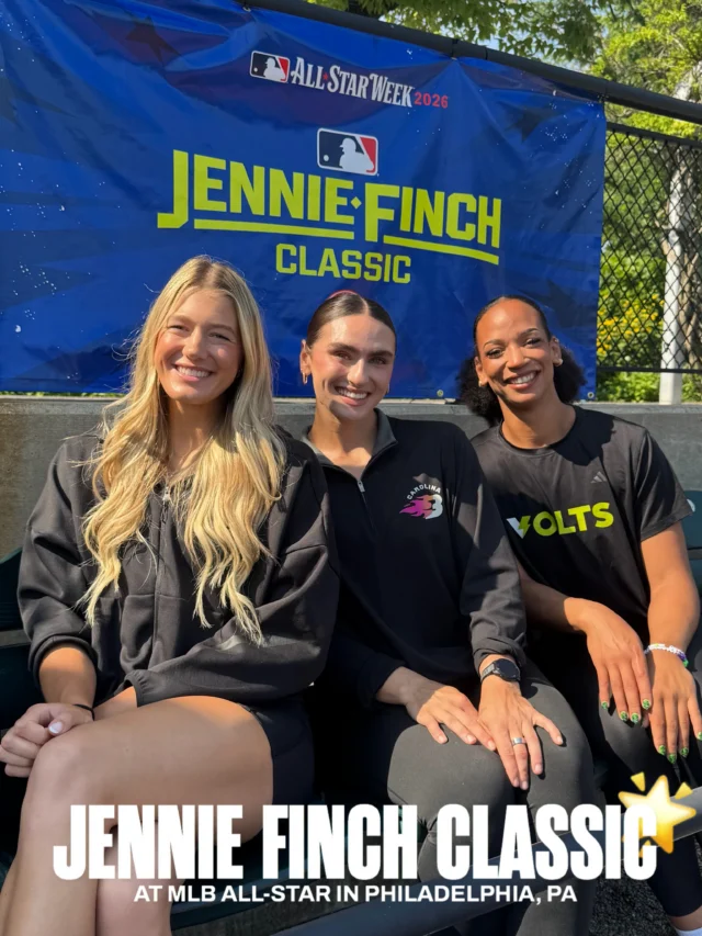 the pros joined in on the fun at the Jennie Finch Classic today at UPenn ð¤©