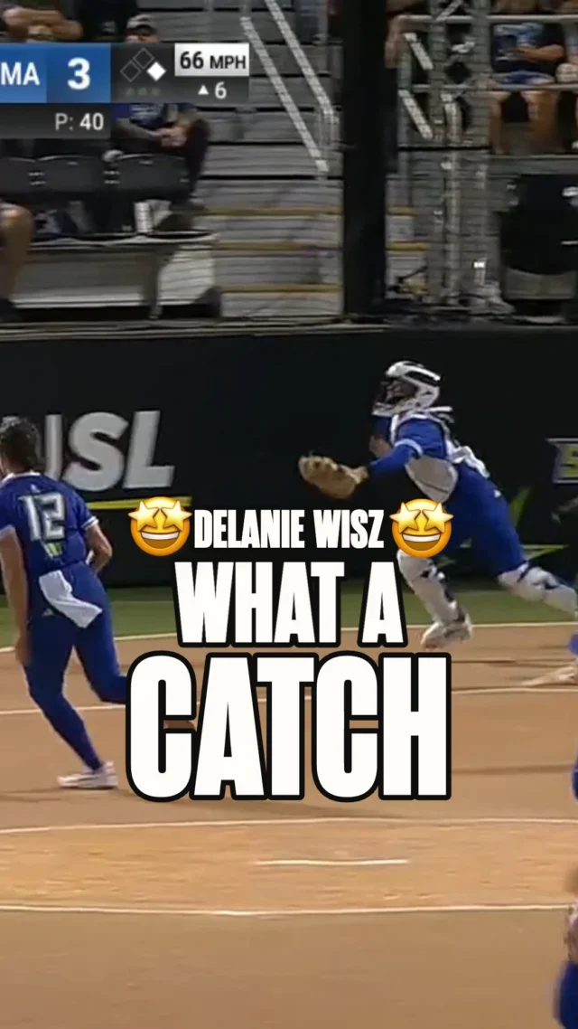 NOT ON DELANIE'S WATCH â

What a play from Delanie Wisz ð¤¯