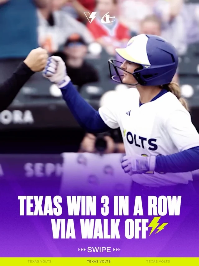 DONâT LET THE VOLTS GET HOT ð¥
Texas swept the series against the Blaze this weekend in Round Rock!