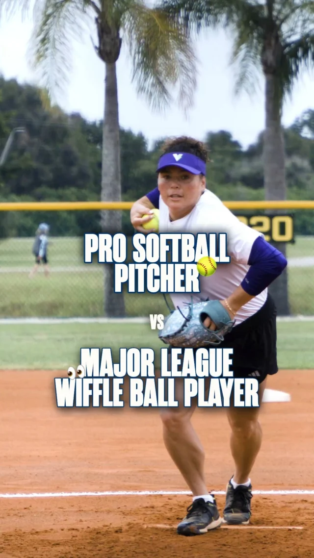 one of the best wiffle ball players in the country steps into the box against one of the hardest throwing softball pitchers ð¥
watch the results of Jimmy Knorp's at-bats off Rachel Garcia in the full episode of The Pitching Series in our pinned post ðº