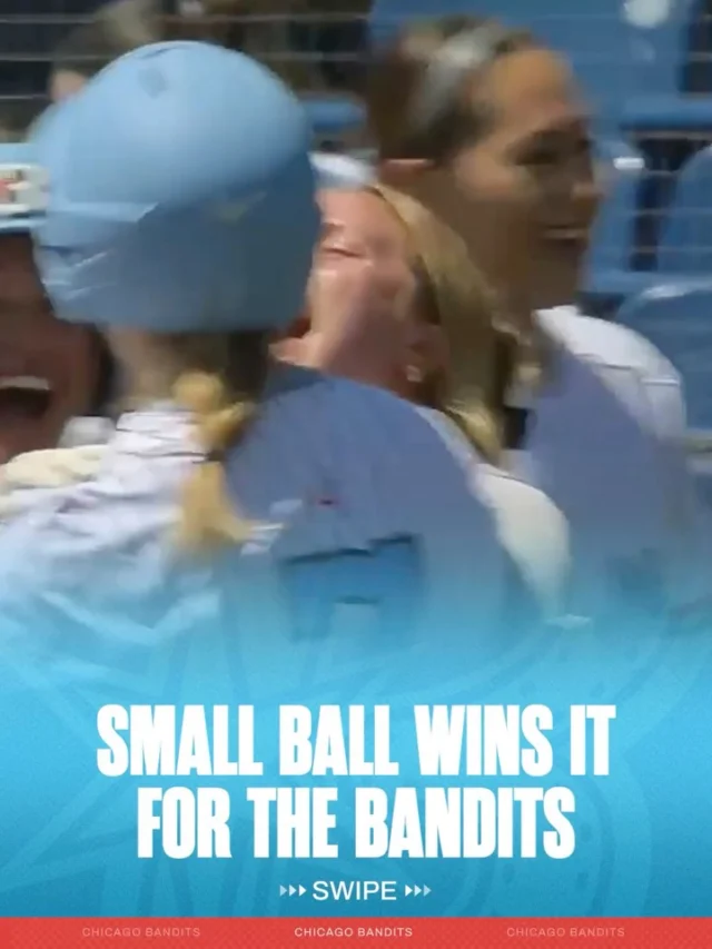WHAT A WAY TO WIN ð¤¯
no ball leaves the infield and the Bandits score 2 to win it in extras!