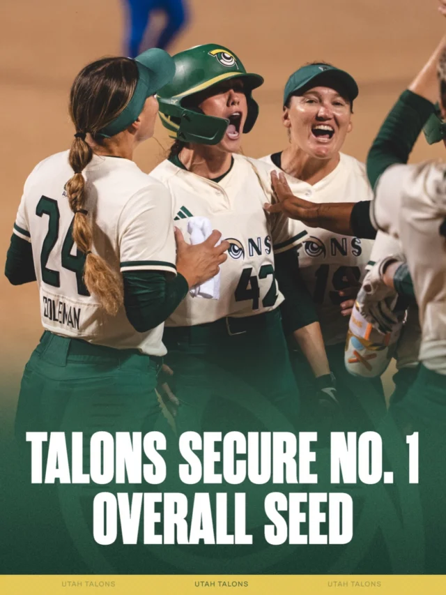 THE UTAH TALONS ARE GOING BACK TO THE AUSL CHAMPIONSHIP!!!
Georgina Corrick earns a complete-game win to send Utah back to the championship series and a chance to defend its title in College Station, TX