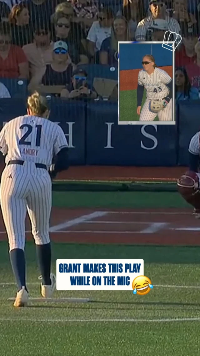 not only does she hit homers, but she plays a mean defense and can crack jokes while doing it ð