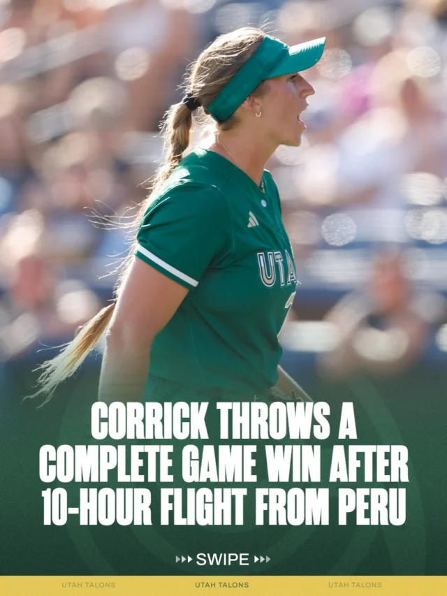 ICE IN HER VEINS ð§
with the No. 1 seed at stake, Georgina Corrick took a red eye from Peru to Portland and proceeded to throw a complete game ð