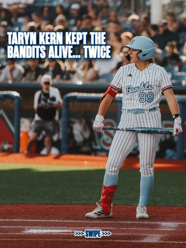 rookie from Stanford, Taryn Kern tied the game in the 8th AND in the 11th, eventually coming around to score the game winning run and send Chicago to the championship! ð