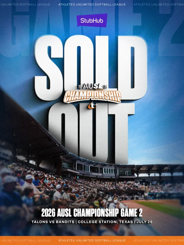 SOLD OUT AGAIN IN AGGIELAND ð¤©
EVERYONE WATCHES WOMENâS SOFTBALL!!!