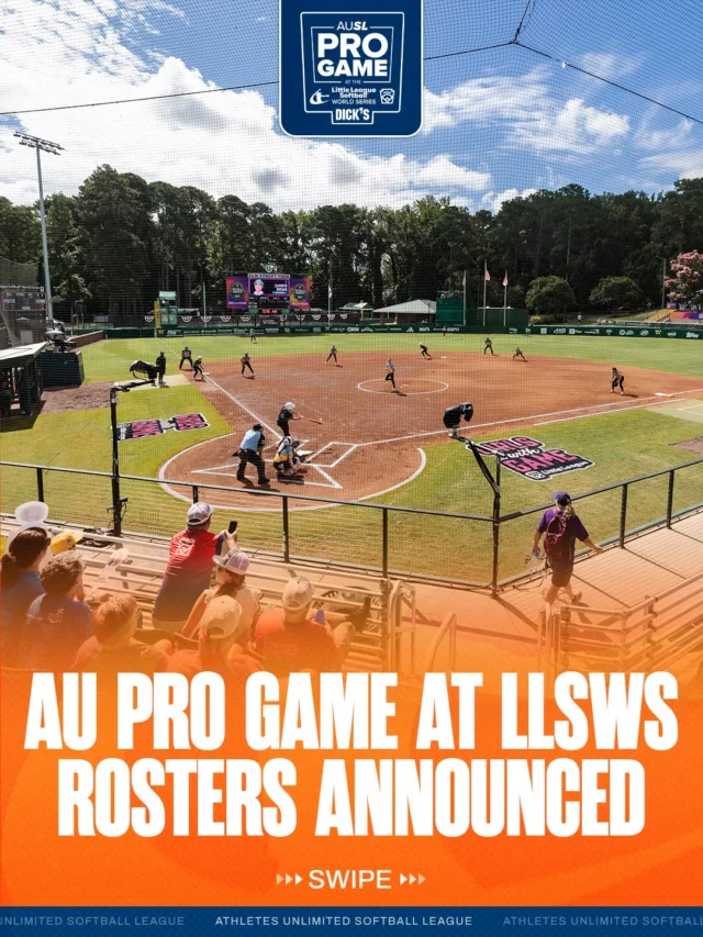 see you in Greenville ð¤©

here are the rosters for the AU Pro Game at the @llsbws!