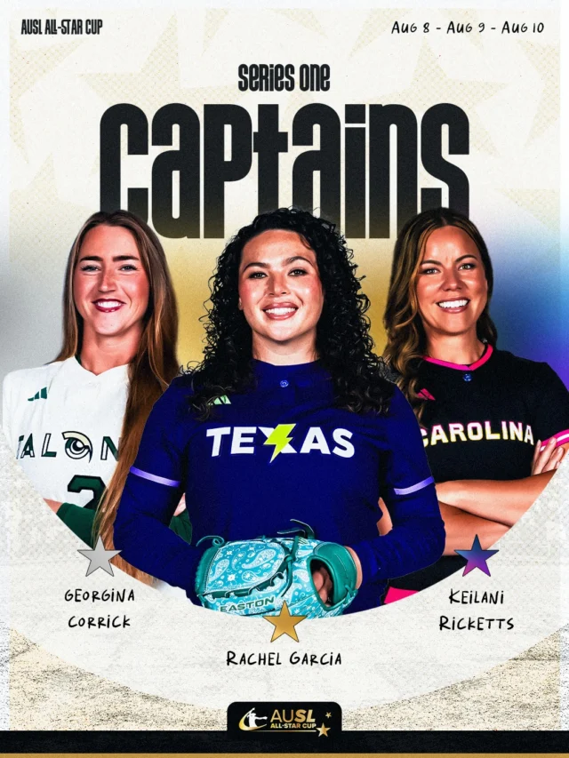 UPDATE: Kayla Kowalik is no longer able to participate in the All-Star Cup. As a result, the Series 1 Captains have been updated to the following:

Team 1: Rachel Garcia
Team 2: Keilani Ricketts
Team 3: Georgina Corrick

Jayda Coleman is also no longer able to participate. Replacement players will be announced soon.