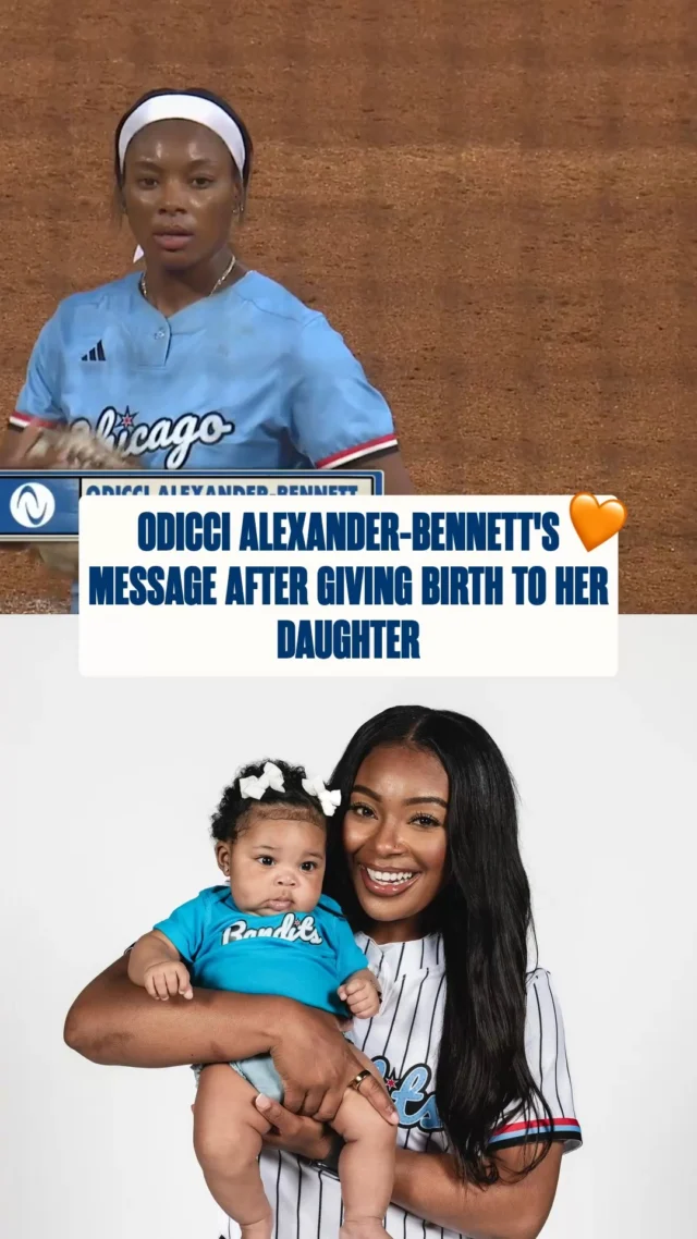 "Motherhood doesn't end your dreams." ð§¡

Odicci Alexander-Bennett competed last summer while pregnant and returned for the 2026 season after having her daughter, Halo. a true inspiration to us all ð¥¹