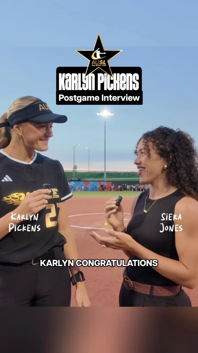 catching up with our MVP2 Karlyn Pickens after Team Garcia's win