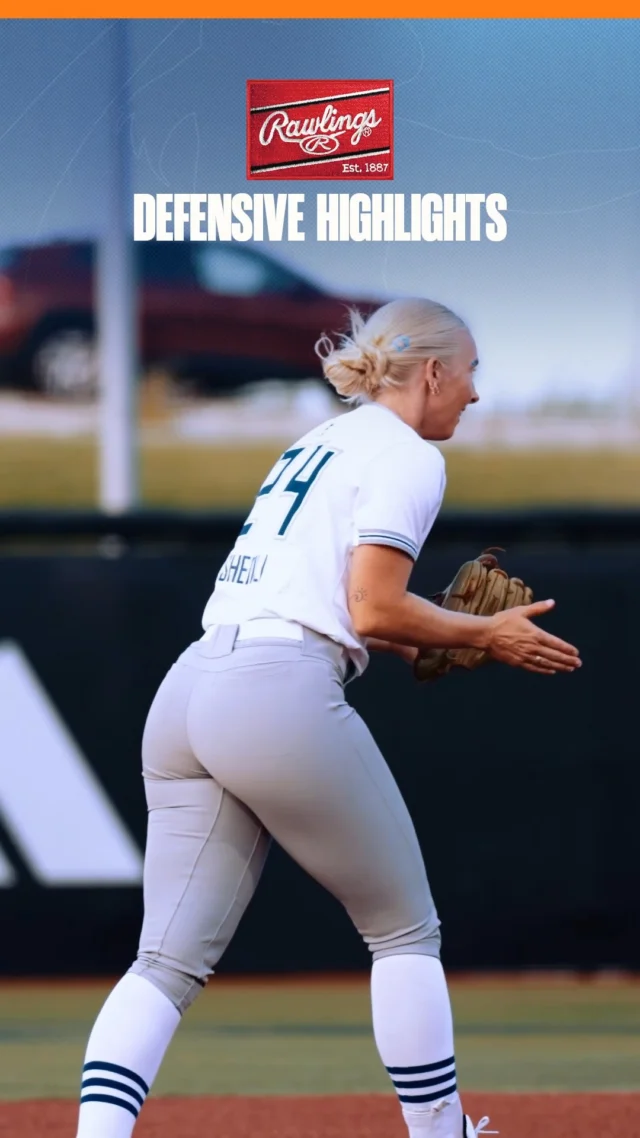 "Holy cow, Sydney Sherrill." ð³

the second baseman turned an incredible double play last night for Team Corrick in the AUSL All-Star Cup 

presented by @RawlingsSB