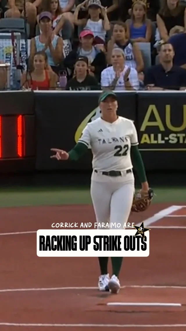 Talons pitching staff on the same All-Star team ð³
Georgina Corrick drafted Megan Faraimo (AND Montana Fouts, btw) during Series 1 of the AUSL All-Star Cup
