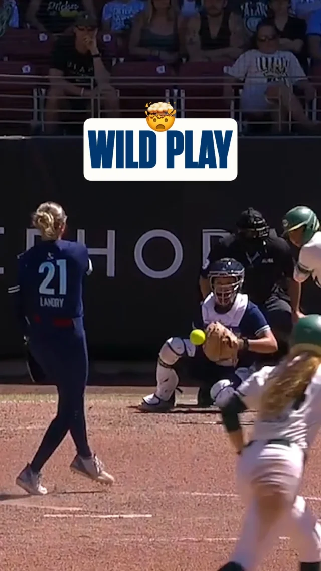 after diving into home, she ran all the way back to third ð³