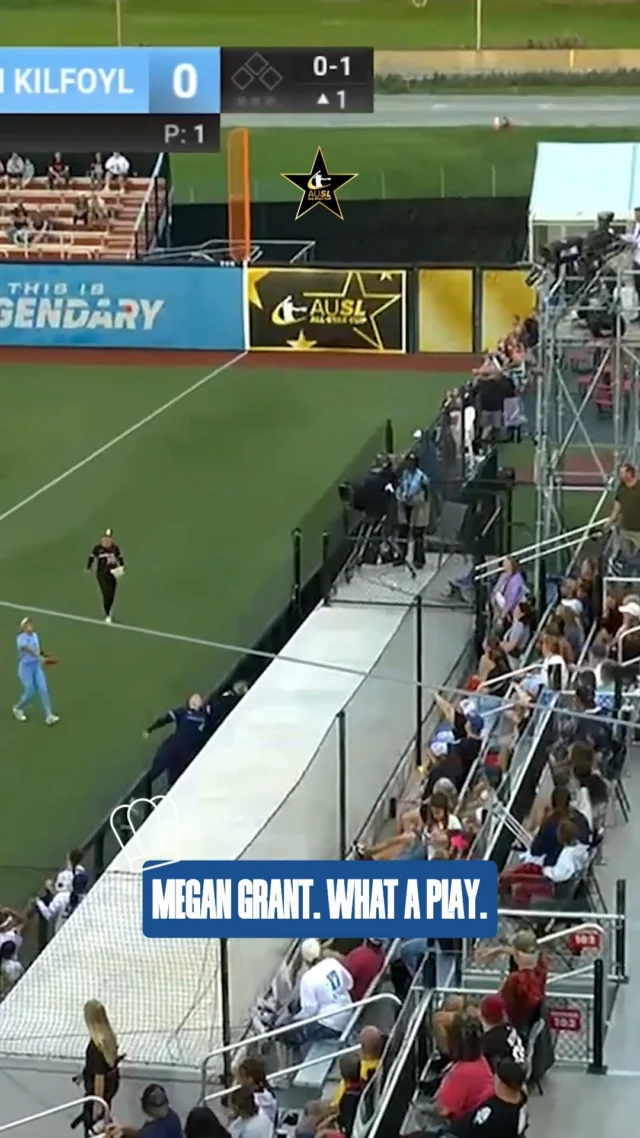 MEGAN GRANT. WHAT A WAY TO GET THE FIRST OUT ð¤¯