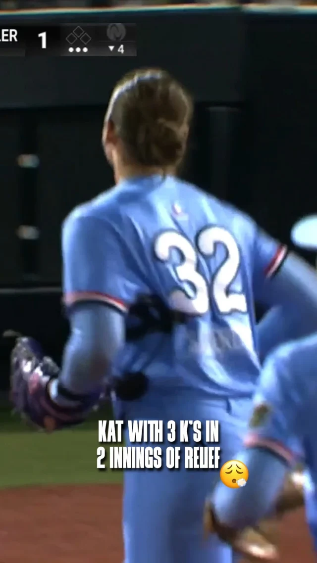 3 Ks in 2 innings for Kat ð®âð¨

Kat Sandercock throws well in relief to keep Team Kilfoyl in the game