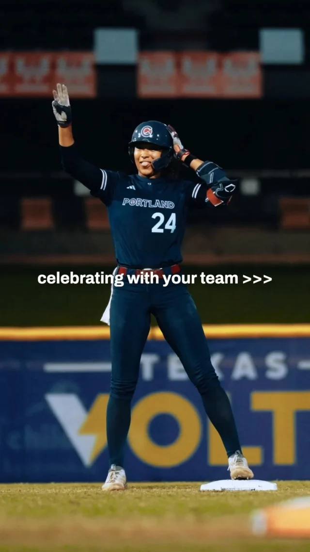 hitting the double cele while your team is going wild in the dugout is an unexplainable feeling ð