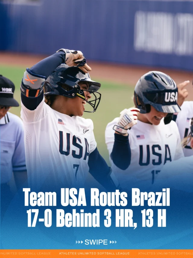Team USA continues its strong start in @WBSC Group Play behind the incredible play of AUSL stars ðºð¸