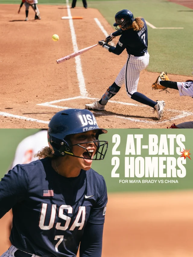 MAYA BEING MAYA ð£

Brady has launched two home runs so far this game ð¤¯