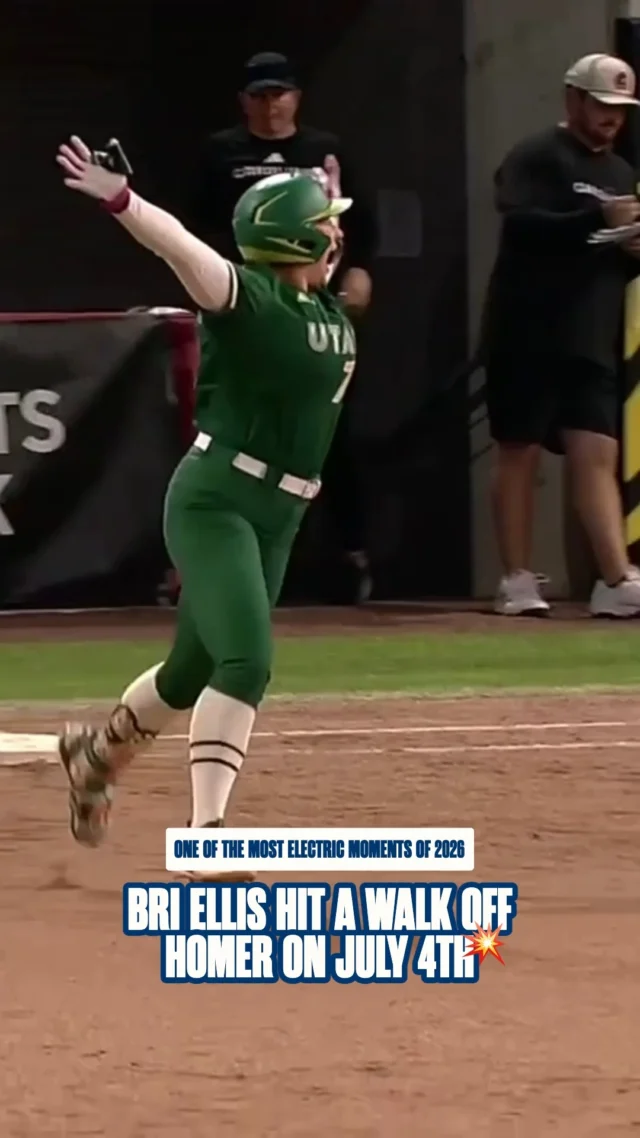 bottom of the 7th, tied 4-4... Bri Ellis called game ð¤¯

July 4th in Utah was one for the history books!