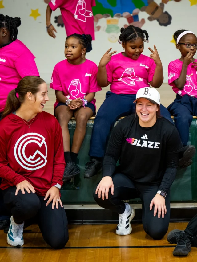 Yesterday, we had the opportunity to join the @redsoxfoundation for their She Got Game event ð¥â¨

We taught, laughed and hit the ball out of the gym all morning long ð

Thank you for having us and for giving us the opportunity to share our love of softball with so many young girls in the community ð«¶