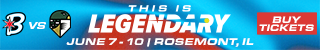 Bandits vs. Talons in Rosemont, Illinois Ticket Banner