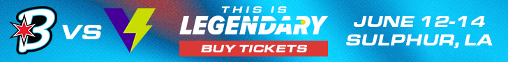 Bandits vs. Volts in Sulphur, LA, Ticket Banner